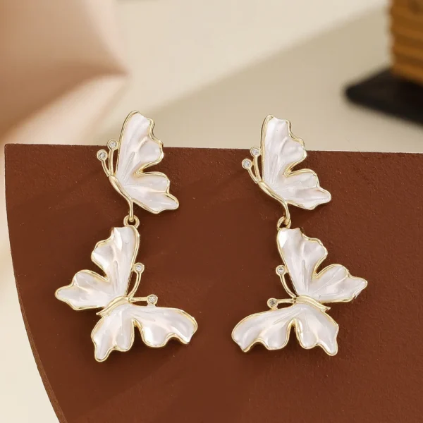 Butterfly Enamel Earrings