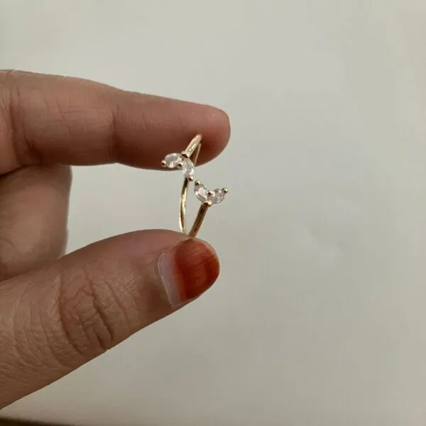 Fishtail Whisper Ring