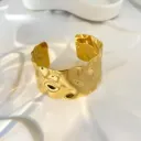Molten Gold Cuff Bracelet
