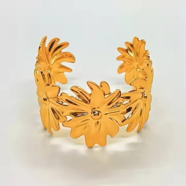 Tropical Bloom Cuff Bracelet