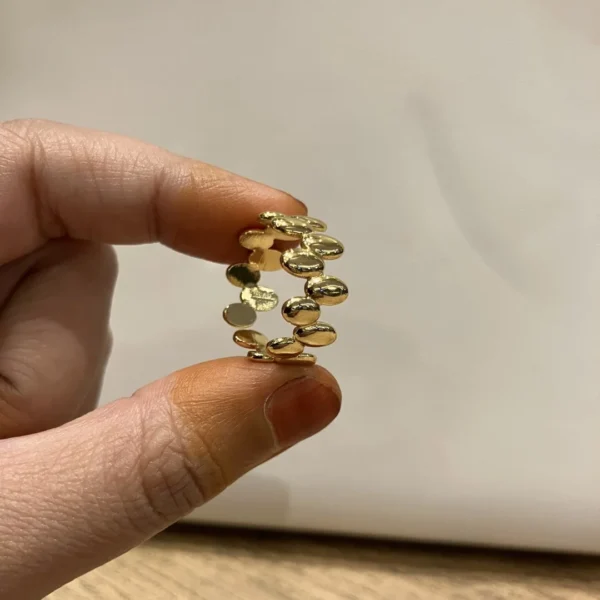 Honey Dot Stack Ring