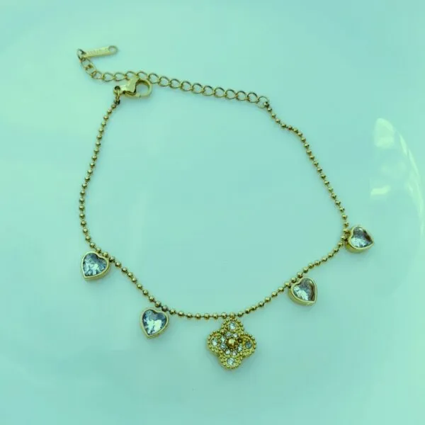 Heart & Clover Bracelet