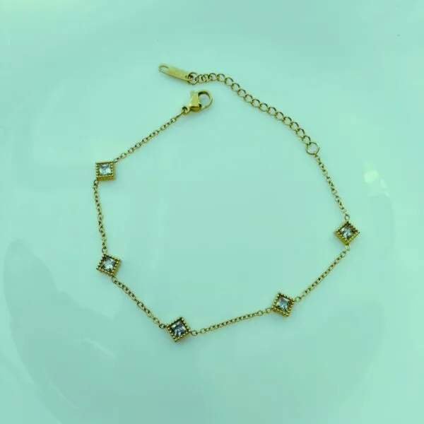 Square Crystal Bracelet