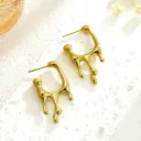 Fluid Hoops Earrings