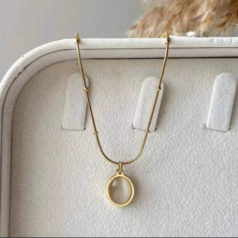 Opal Pendant Necklace