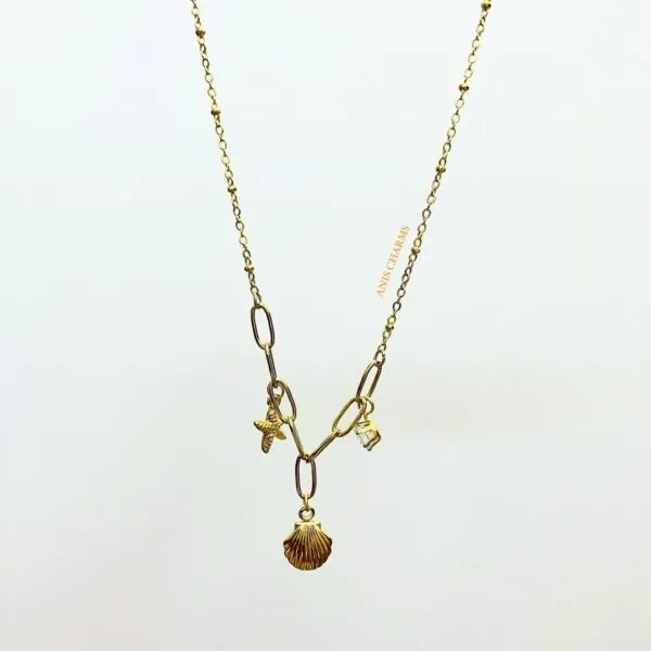 Beach Inspired Charms Necklace