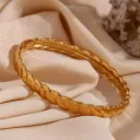 Golden Twist Bracelet
